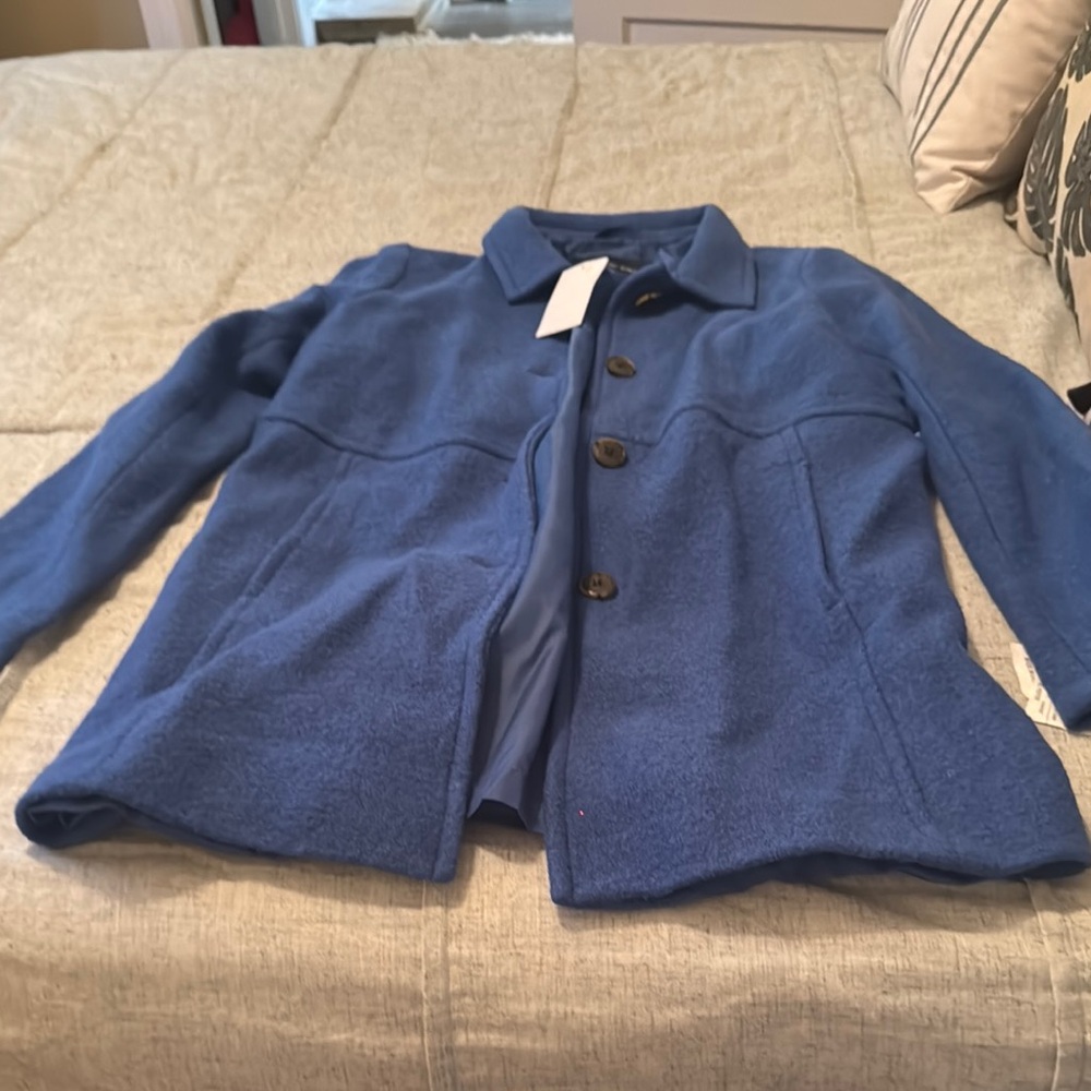 A brand new lands end wool jacket size 12
